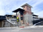 Showing the brand new Lyndhurst Station being almost completed